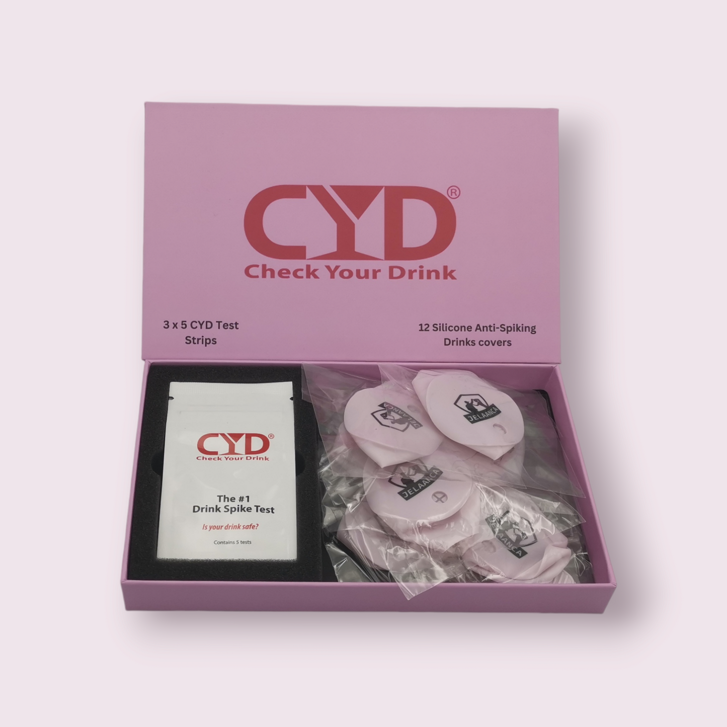 CYD Test Strips & Drinks Covers Set